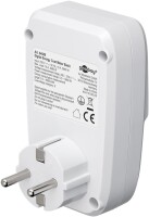 Digitales Energiekostenmessgerät / Stromzähler - weiß/grau IP20 Pb