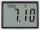 Digitales Energiekostenmessgerät / Stromzähler - weiß/grau IP20 Pb