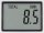 Digitales Energiekostenmessgerät / Stromzähler - weiß/grau IP20 Pb