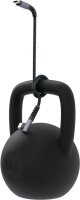 USB-C™-auf-USB-C™-Textilkabel mit Metallsteckern (spacegrau/silber), 90°, 2 m