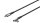 USB-C™-auf-USB-C™-Textilkabel mit Metallsteckern (spacegrau/silber), 90°, 2 m