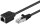 CAT 5e Verlängerungskabel, F/UTP, schwarz, 1 m