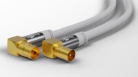 TV Antennenkabel (135 dB), 4x geschirmt