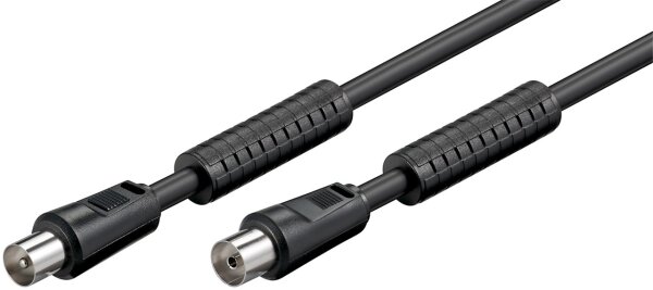 Antennenkabel mit Ferrit (80 dB), doppelt geschirmt