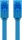 CAT 6A Flach-Patchkabel, U/UTP, blau