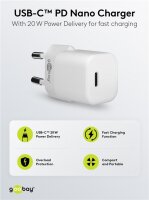 Lightning/USB-C™ PD-Ladeset Nano (20 W)