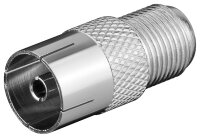 F-Adapter: F-Buchse > Koax-Buchse