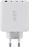 USB-C™ PD GaN Multiport-Schnellladegerät (68 W) weiß