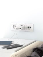 USB-C™ PD GaN Multiport-Schnellladegerät (68 W) weiß