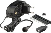 Universal-Netzteil (3V-12V max. 18W / 1,5A) - inkl. 1...