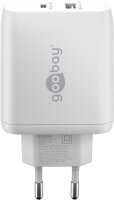 USB-C™ PD GaN Dual-Schnellladegerät (45 W) weiß