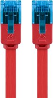 CAT 6A Flach-Patchkabel, U/UTP, rot