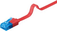 CAT 6A Flach-Patchkabel, U/UTP, rot
