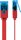 CAT 6A Flach-Patchkabel, U/UTP, rot
