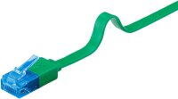 CAT 6A Flach-Patchkabel, U/UTP, grün