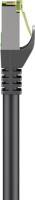 GHMT-zertifiziertes CAT 8.1 Patchkabel, S/FTP (PiMF), schwarz