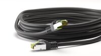 GHMT-zertifiziertes CAT 8.1 Patchkabel, S/FTP (PiMF), schwarz