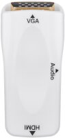 Kompakter HDMI™/VGA-Adapter inkl. Audio, vergoldet