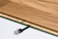 CAT 6 Flach-Patchkabel, U/UTP, schwarz
