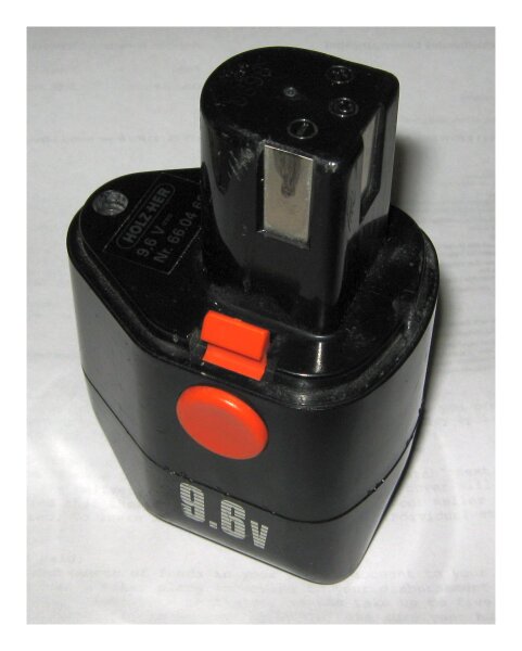 Akkureparatur - Zellentausch - HOLZ HER 66 04 69 - 9,6 Volt Akku