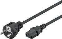 Kaltgeräte-Anschlusskabel, 3 m, Schwarz
