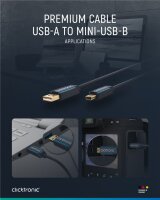 USB-A-auf-USB-Mini-B 2.0 Adapterkabel