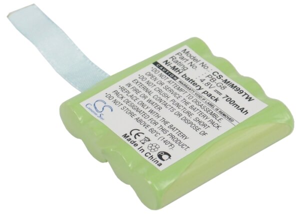Ersatzakku - CS-MIM99TW - Midland G6 / PB-G8 - 4,8 Volt 700mAh Ni-MH