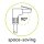CAT 6A Patchkabel 1x 90° gewinkelt, S/FTP (PiMF), schwarz, 0,5 m