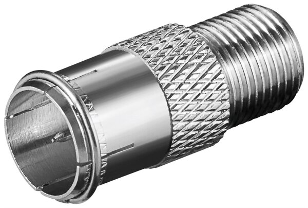 F-Adapter: F-Stecker (Quick) > F-Buchse