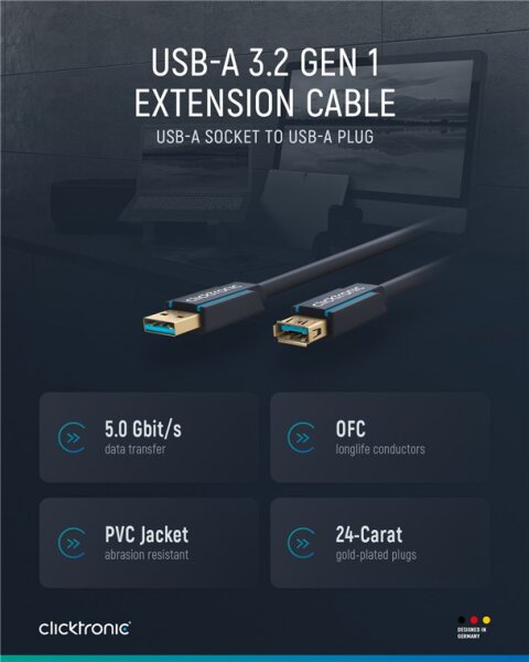 USB-A-Verlängerungskabel