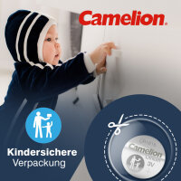 Camelion - CR1616 - 3 Volt 50mAh Lithium Knopfzelle 5er Blister - 16,0 x 1,6mm