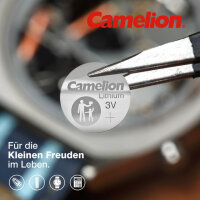 Camelion - Knopfzelle - CR1216 - 3 Volt 25mAh Lithium - 5er Blister
