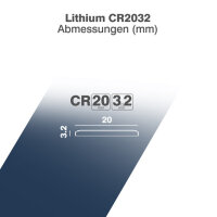 Camelion - Knopfzelle - CR2032 / BP1 - 3 Volt 220mAh Lithium