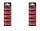 Set - 10x AG4 / LR66 / LR626 / 377 + 10x AG1/LR60/LR621/364 Knopfzellen