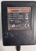 Ersatznetzteil für meister CRAFT JDA-20 - 20 Volt