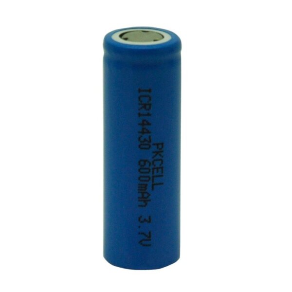 PKCELL - ICR14430 / LC14430 - 3,7 Volt 600mAh Li-Ion