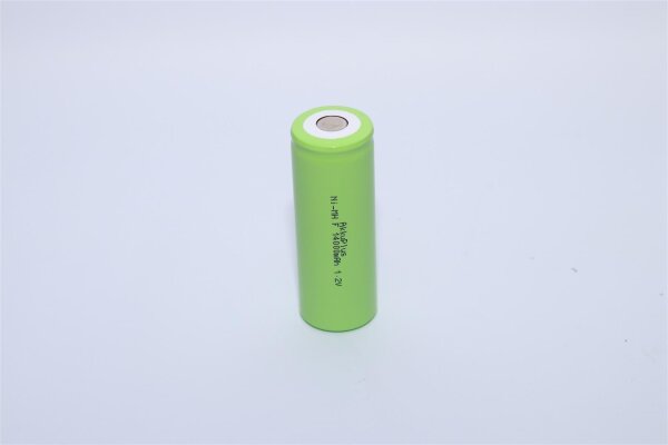 AkkuPlus - AP-14000F - 3/2 D F Zelle - 1,2 Volt 14000mAh Ni-MH - Hochstrom 5C ohne Lötfahne