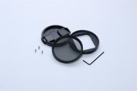 vhbw - 58mm CPL Filter mit Linsenschutz und Adapter...