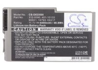 Ersatzakku - CS-DED500 - DELL 500m, 510m, 600m, D500, D505 - 11,1 Volt 4400mAh / 48,84Wh Li-Ion