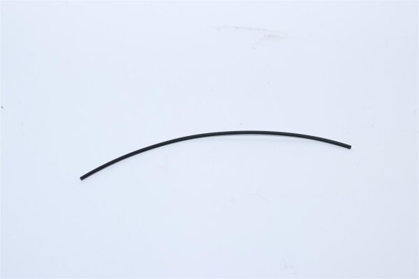 Schrumpfschlauch - 2:1 - 1,6mm auf 0,8mm - 1m schwarz polyolefin, selbst verlöschend