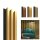 Akustik Wandpanel Gold-Schwarz, 1250 x 131mm, 3 Lamellen 10 x 27mm, Filz 8mm (4Stk)
