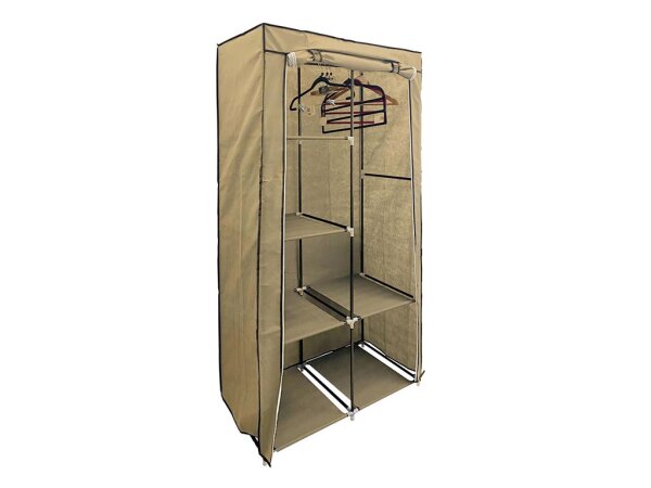 Aufbewahrungsschrank - Beige - 89 x 44,5 x 169 cm