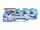 3-Leiter-Durchgangsklemme mit Hebel und Druckknopf 10 mm², blau