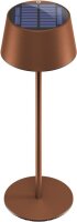 Kabellose LED-Tischleuchte Solar, Bronze