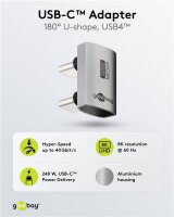 USB-C™-Adapter 180° U-Form, USB4™
