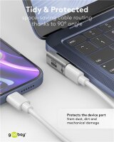USB-C™-Adapter vertikal 90° rotiert, USB4™