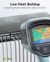 Ultraflexibles CAT 6A Patchkabel, slim, U/UTP, grau