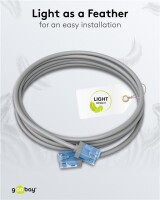 Ultraflexibles CAT 6A Patchkabel, slim, U/UTP, grau