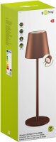 Kabellose LED-Tischleuchte RGBW, Bronze