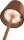 Kabellose LED-Tischleuchte RGBW, Bronze